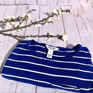 Arizona Jean Co. Dress Blue & White Striped XS